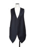 silk wool easy vest
